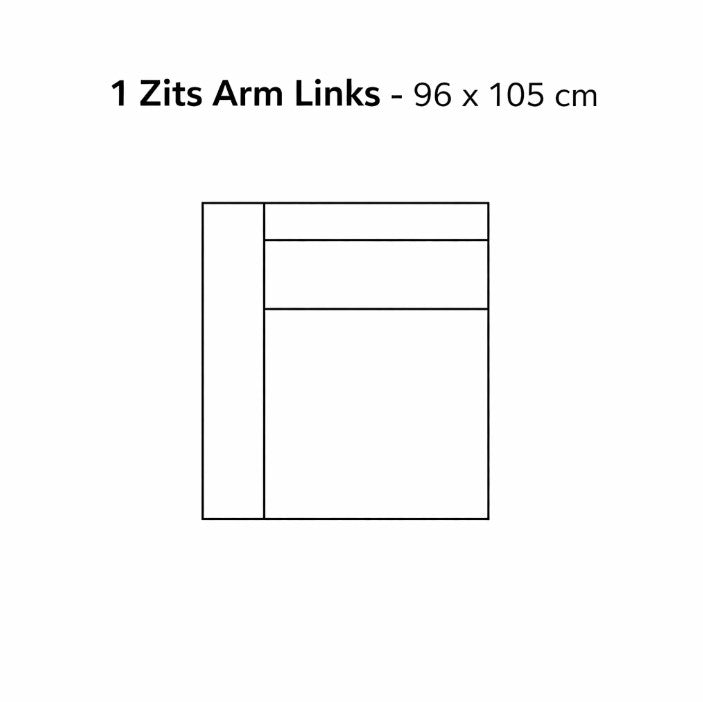 SEVN Danique – Modulaire Design Bank losse modules-zelf samenstellen