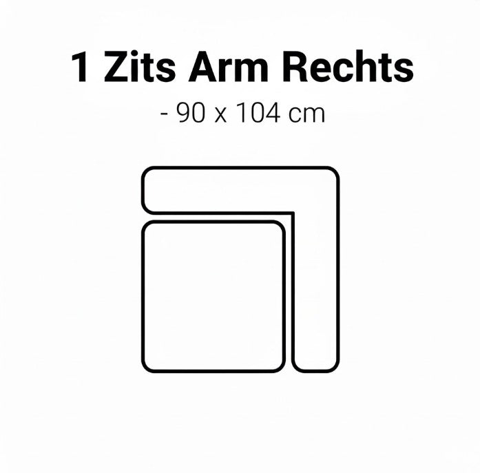 Ronde Modulaire Bank Zelf Samenstellen | SEVN Denise