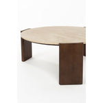 Onderstel van de ronde travertin salontafel Dutchbone Valcour
