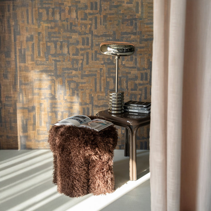 Kruk Doodly – polyester donkerbruin