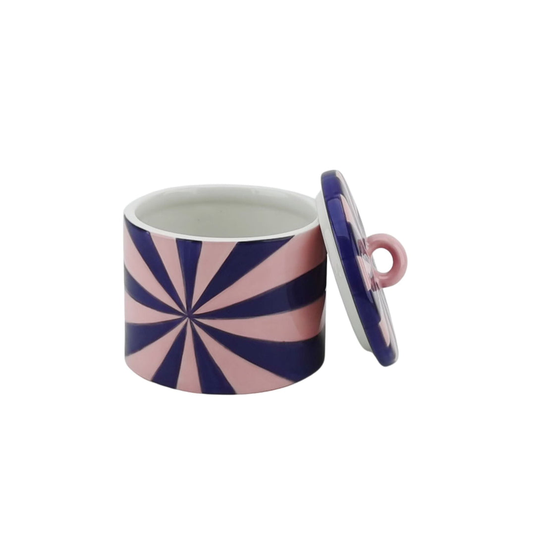 Swirl  Pink/Violet pot small