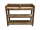 Wandrek of Werkbank 110 cm – Hout met Opstaande Rand