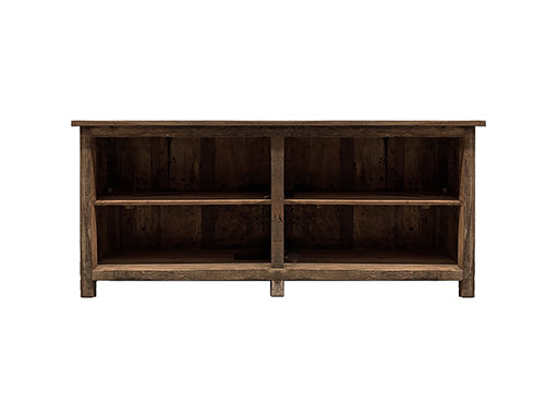 Open wandkast donker hout 180 cm