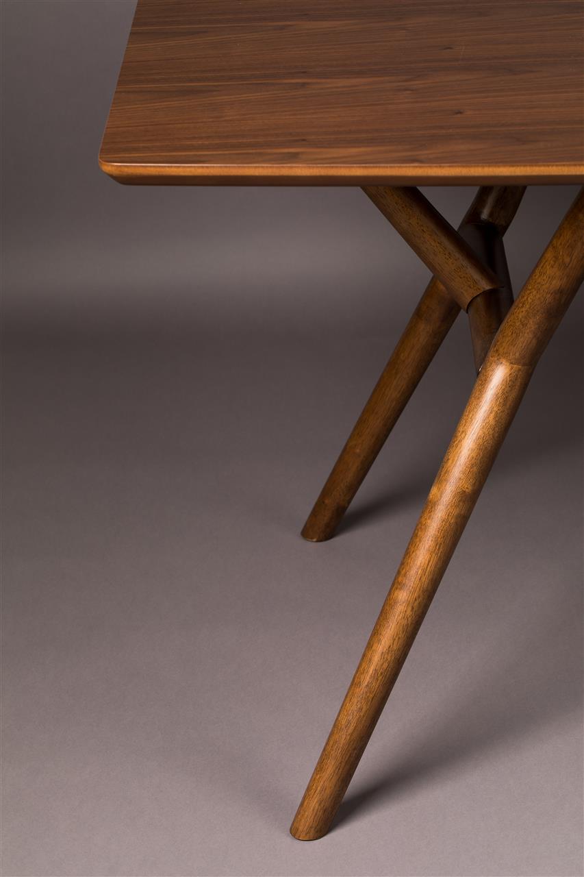 Eettafel Walnoot Ovaal 180x90 – Dutchbone Malaya