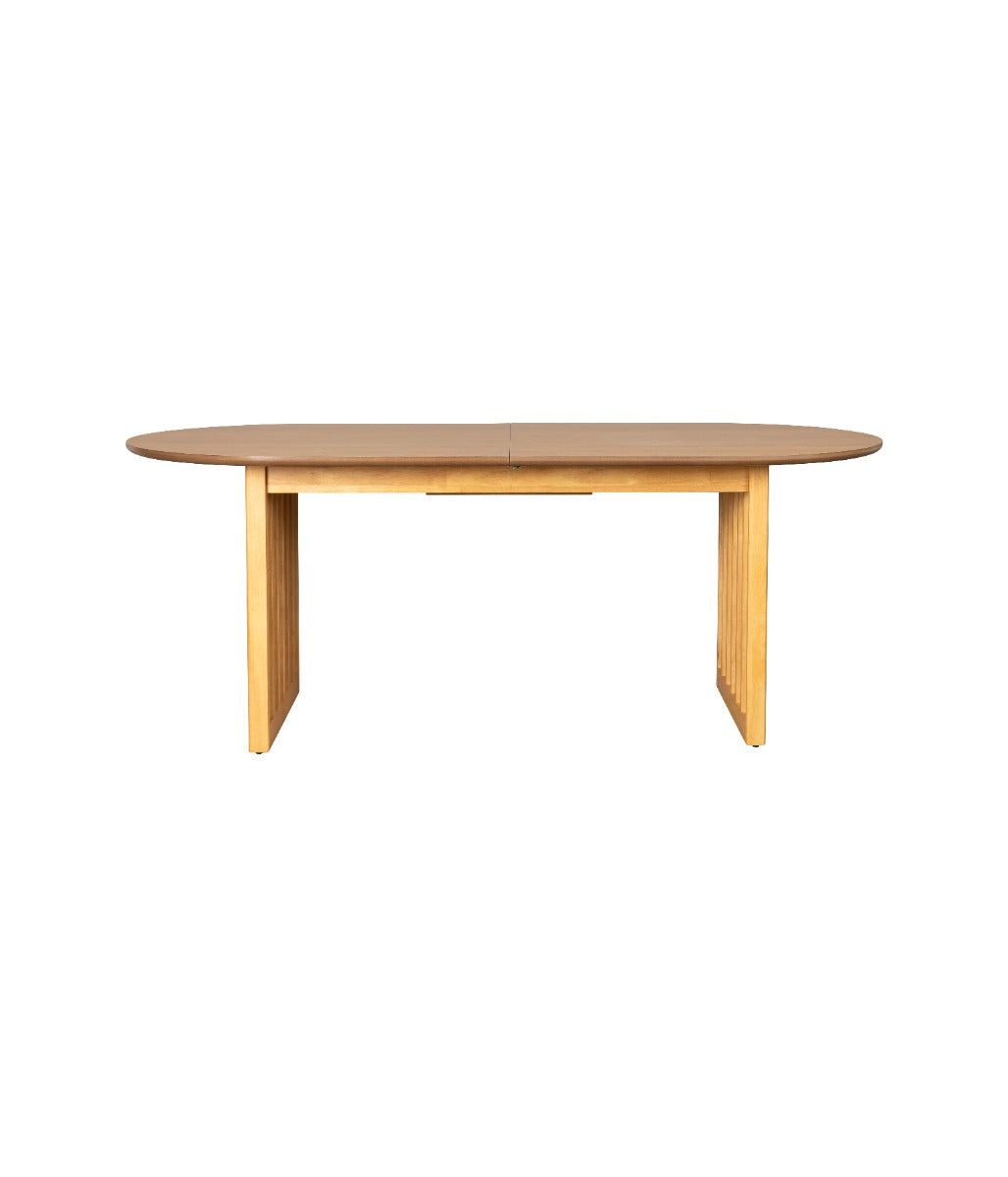 Ovale eettafel eiken uitschuifbaar 200-240 cm – Dutchbone Barlet