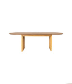 Uitschuifbare ovale eettafel eiken 240 cm Dutchbone Barlet