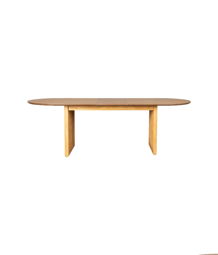 Uitschuifbare ovale eettafel eiken 240 cm Dutchbone Barlet