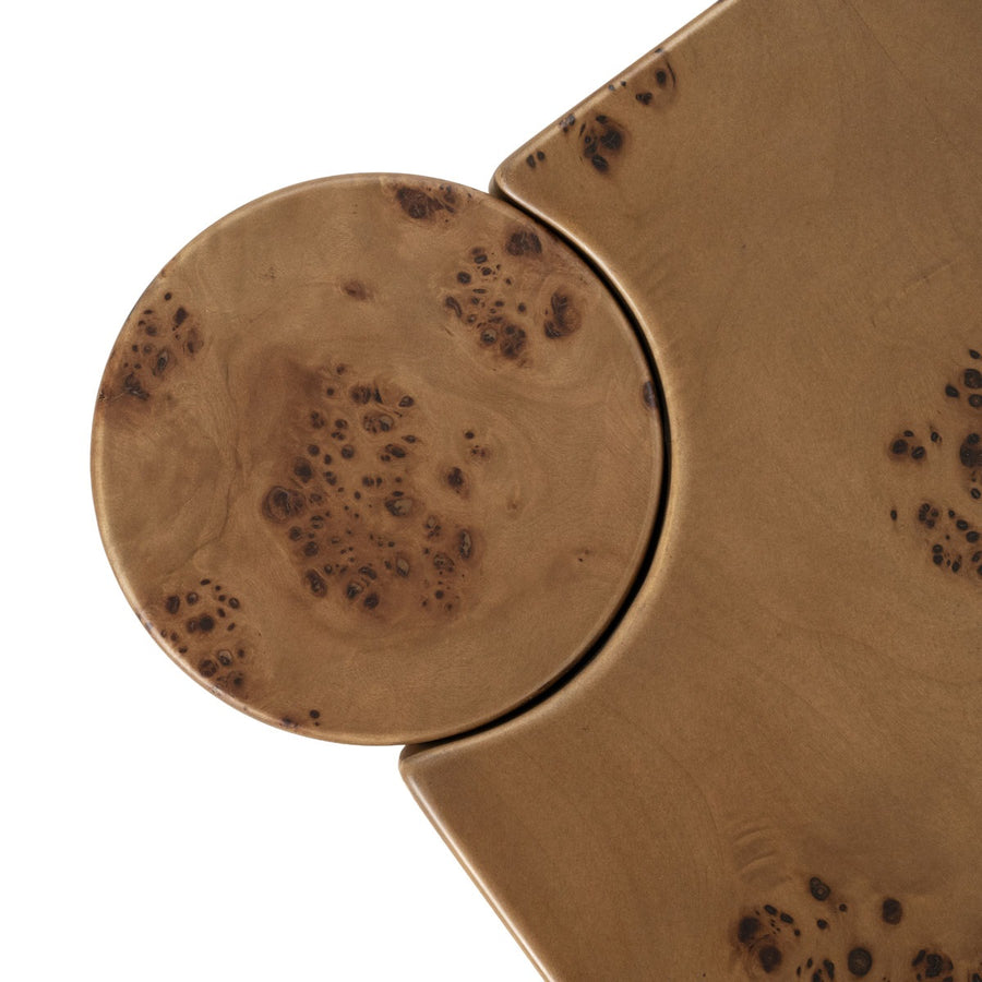 Eettafel Dorian 246x116 cm – MDF & wortelnotenfineer