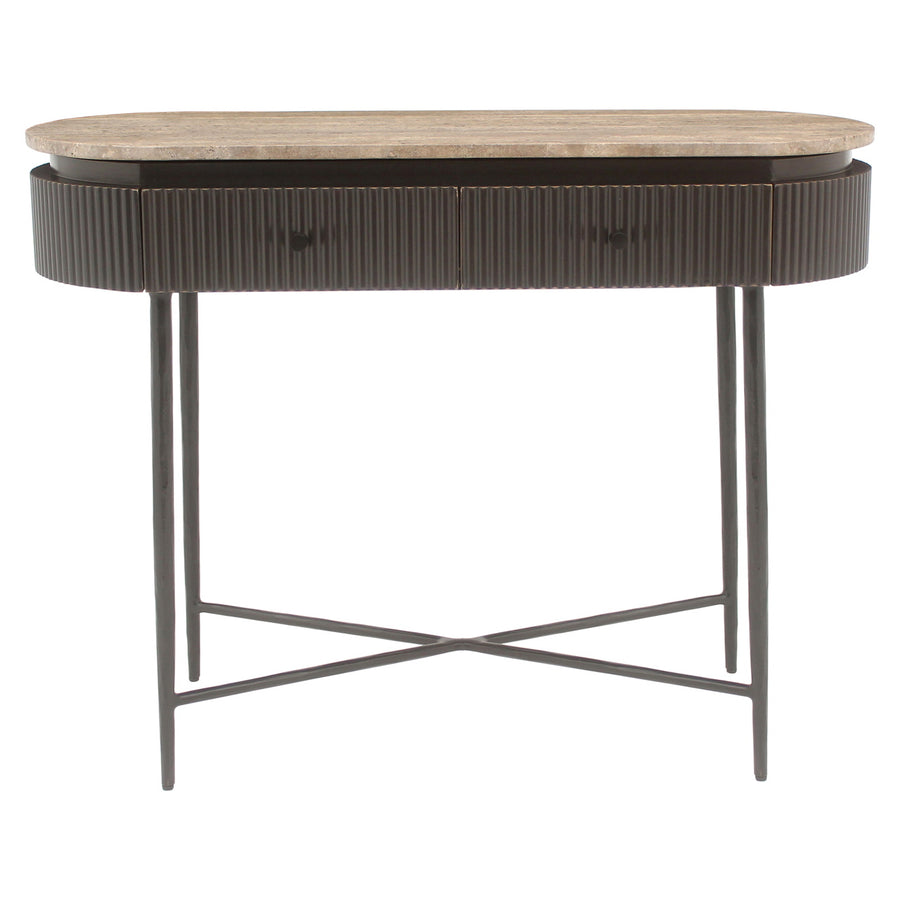 Richmond Wandtafel Russo Travertin Bruin