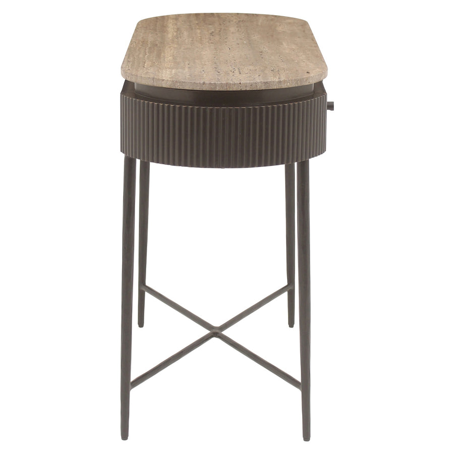 Richmond Wandtafel Russo Travertin Bruin
