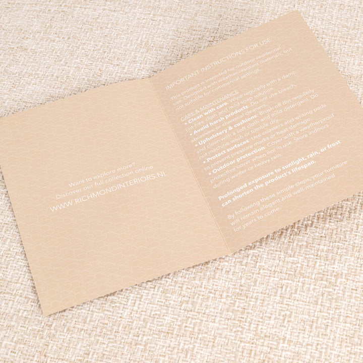 Richmond Outdoor Hoekbank Dawson Beige Alpine