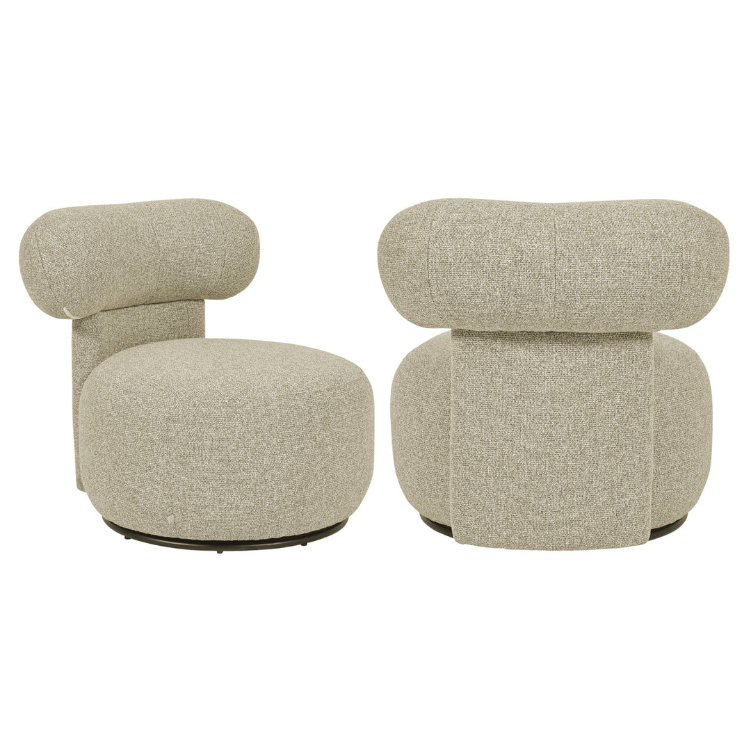 Richmond Fauteuil Kaya Greige Draaibaar