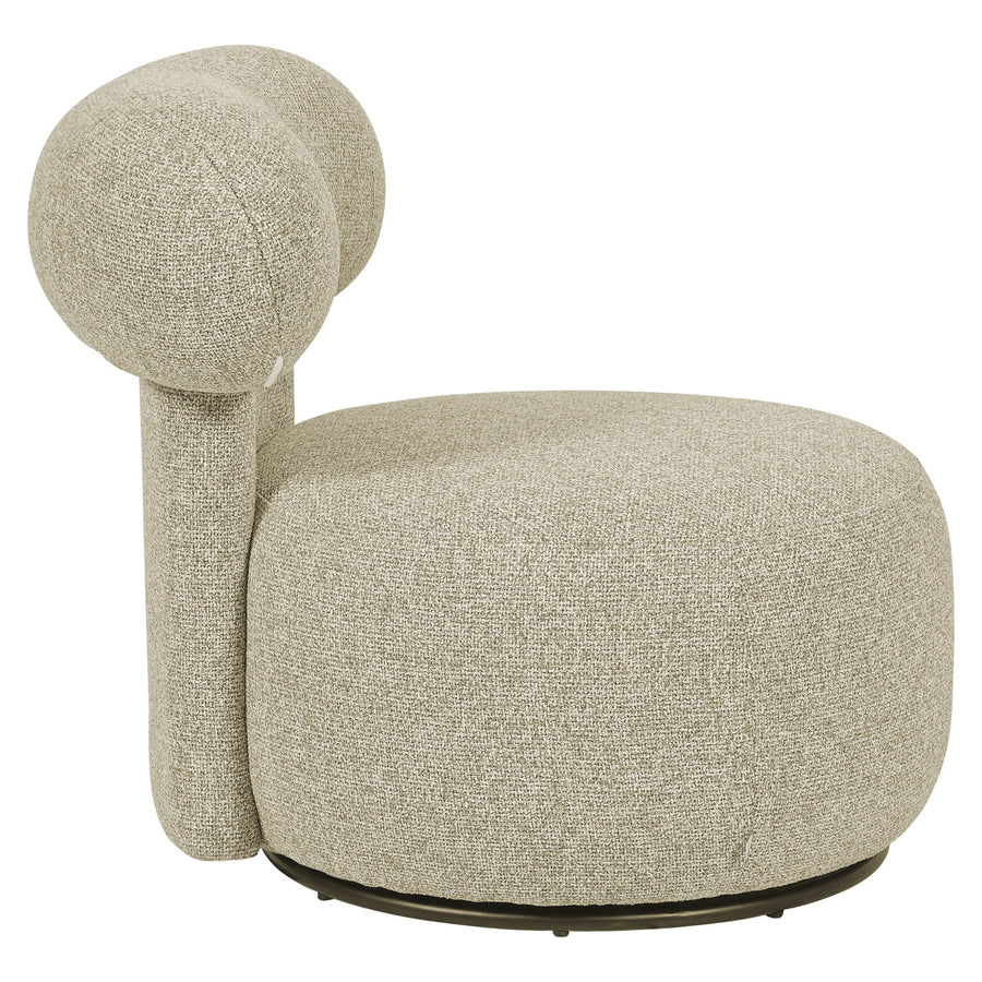 Richmond Fauteuil Kaya Greige Draaibaar - afbeelding 4