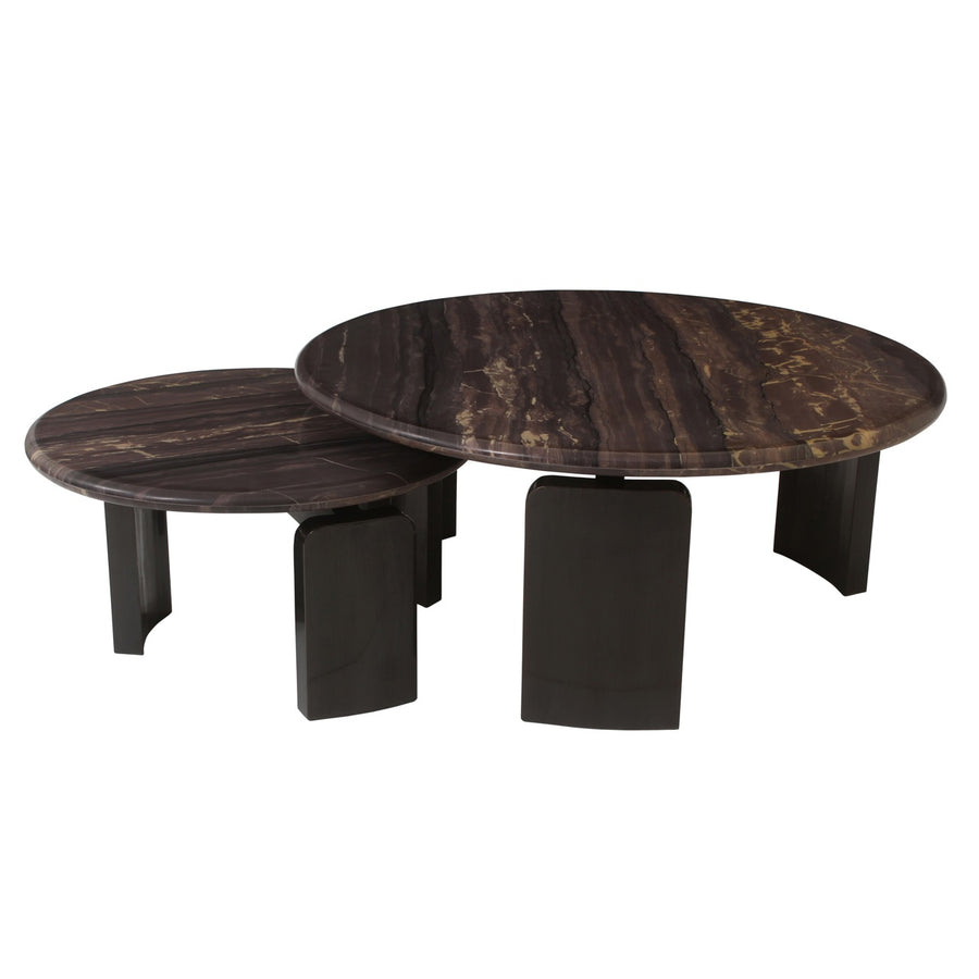 Richmond Salontafel Menton Burgundy Set van 2