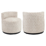 Richmond Fauteuil Franny Beige/Bruin Labyrint