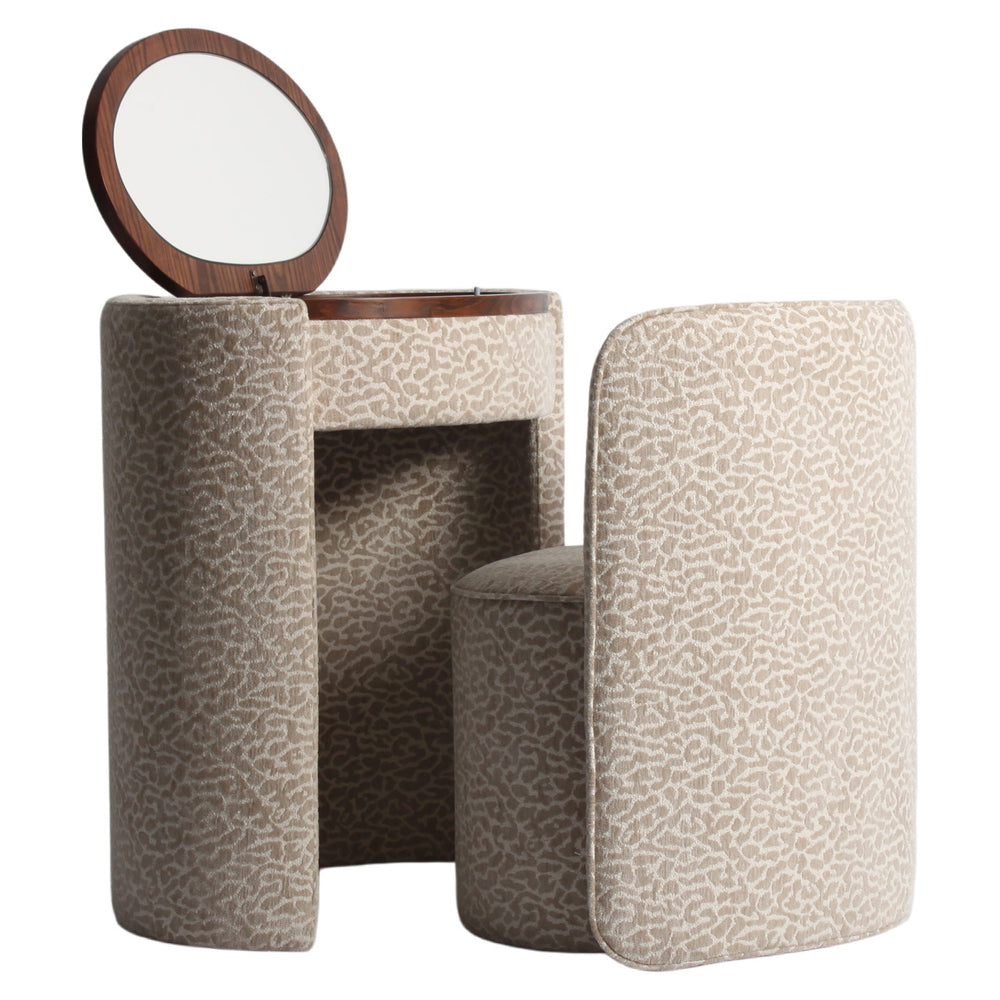 Richmond Kaptafel Set Roxenne Beige Luipaard - afbeelding 2