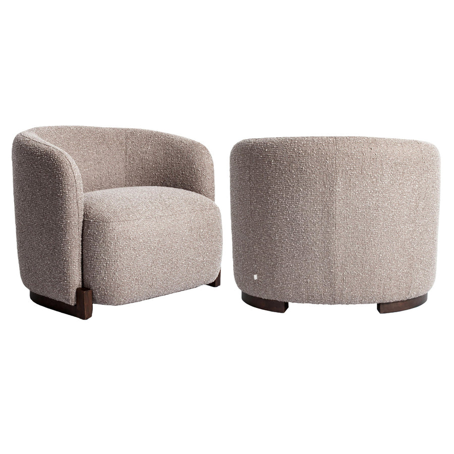 Richmond fauteuil Hannah mokka chunky
