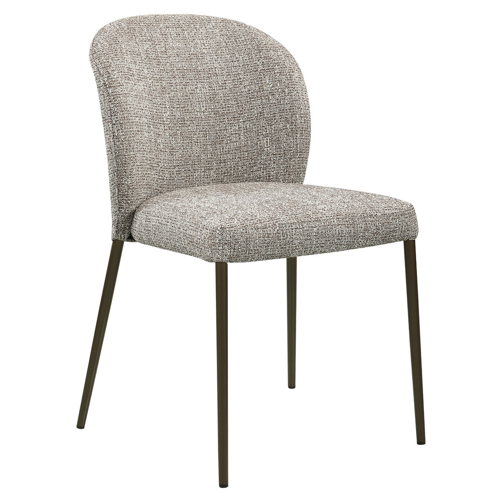 Richmond Eetkamerstoel Stacker Earth Tweed Brandvertragend Set van 2 - afbeelding 2