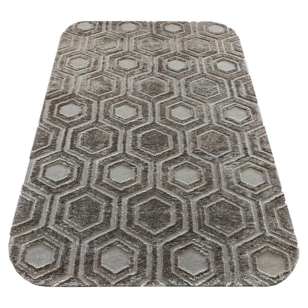 Richmond Vloerkleed Odin Bruin 200x290cm - afbeelding 2