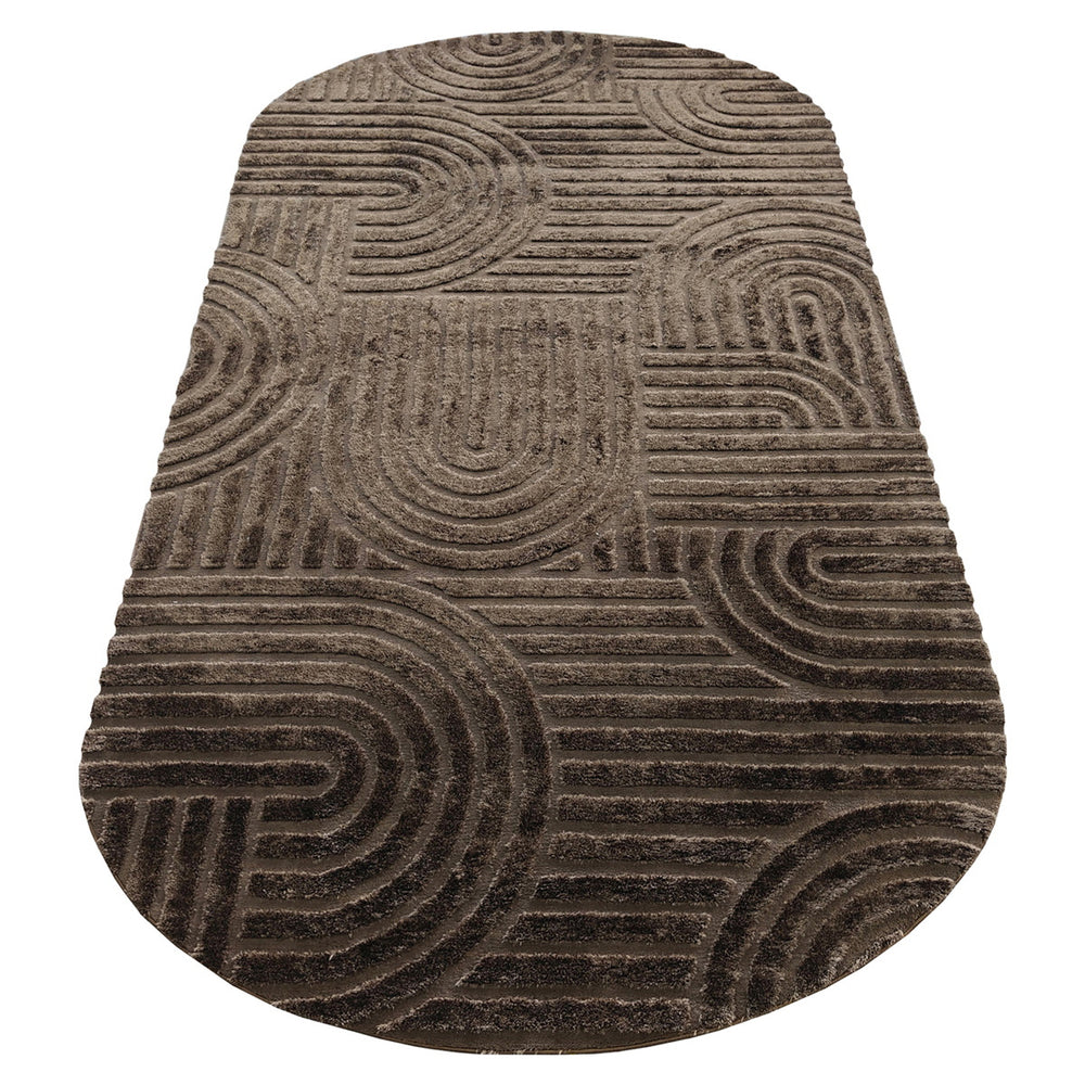 Richmond Vloerkleed Liff Donkerbruin 200x350cm - afbeelding 2