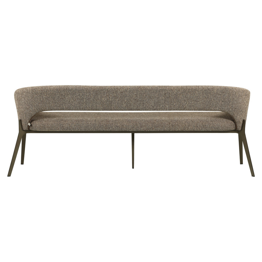 Richmond Eetkamerbank Kenzi Bruin Tweed - afbeelding 3