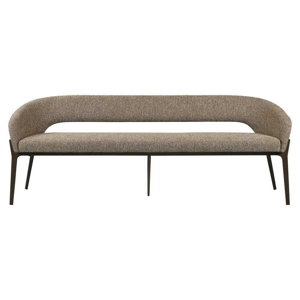 Richmond Eetkamerbank Kenzi Bruin Tweed - afbeelding 2
