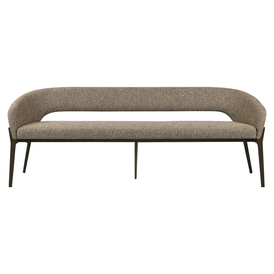 Richmond Eetkamerbank Kenzi Bruin Tweed - afbeelding 2