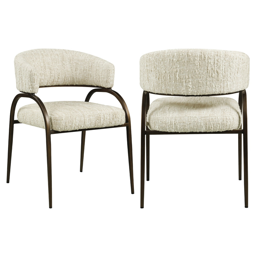 Richmond Eetkamerstoel Charda Beige Angora