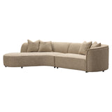 Richmond Bank Romero Zand Tweed Hocker Links Brandvertragend