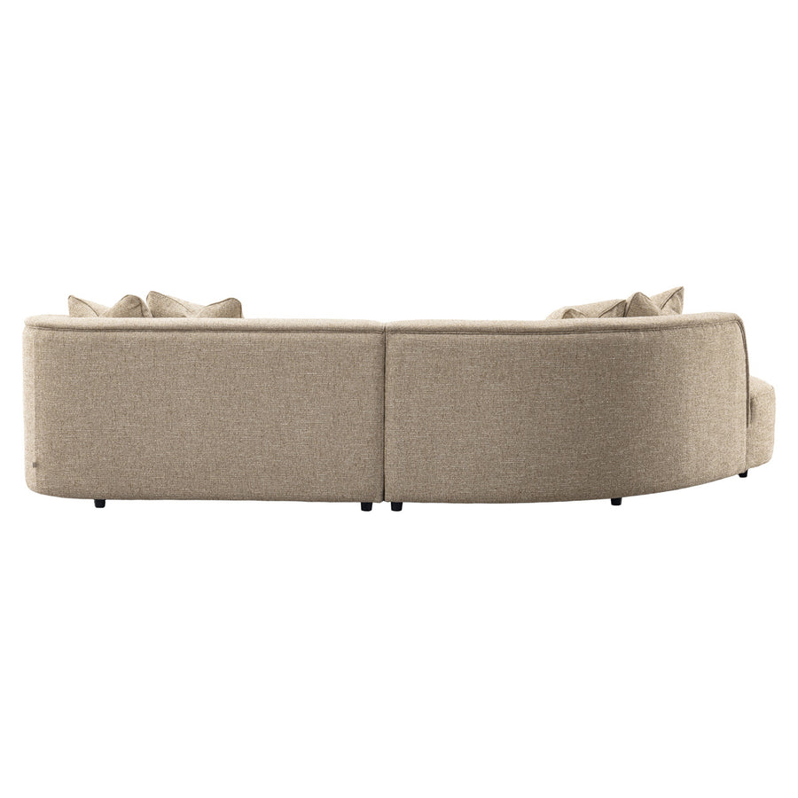 Richmond Bank Romero Zand Tweed Hocker Links Brandvertragend - afbeelding 4
