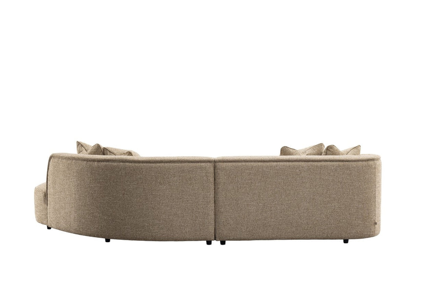 Richmond Bank Romero Zand Tweed Hocker Rechts Brandvertragend - afbeelding 3
