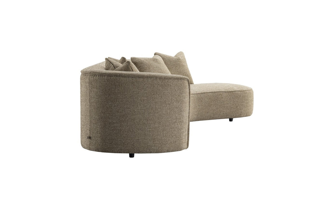 Richmond Bank Romero Zand Tweed Hocker Rechts Brandvertragend - afbeelding 2