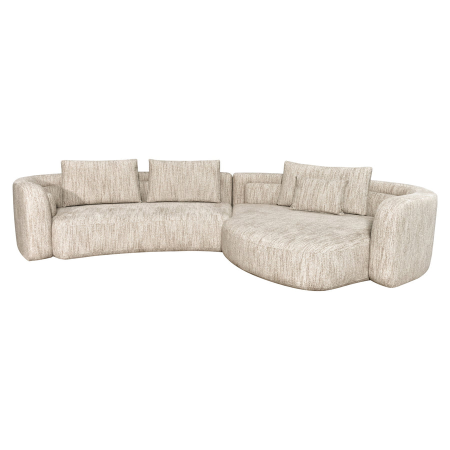 Richmond Loungebank Angusto Naturel Softweave Lounge Rechts - afbeelding 2
