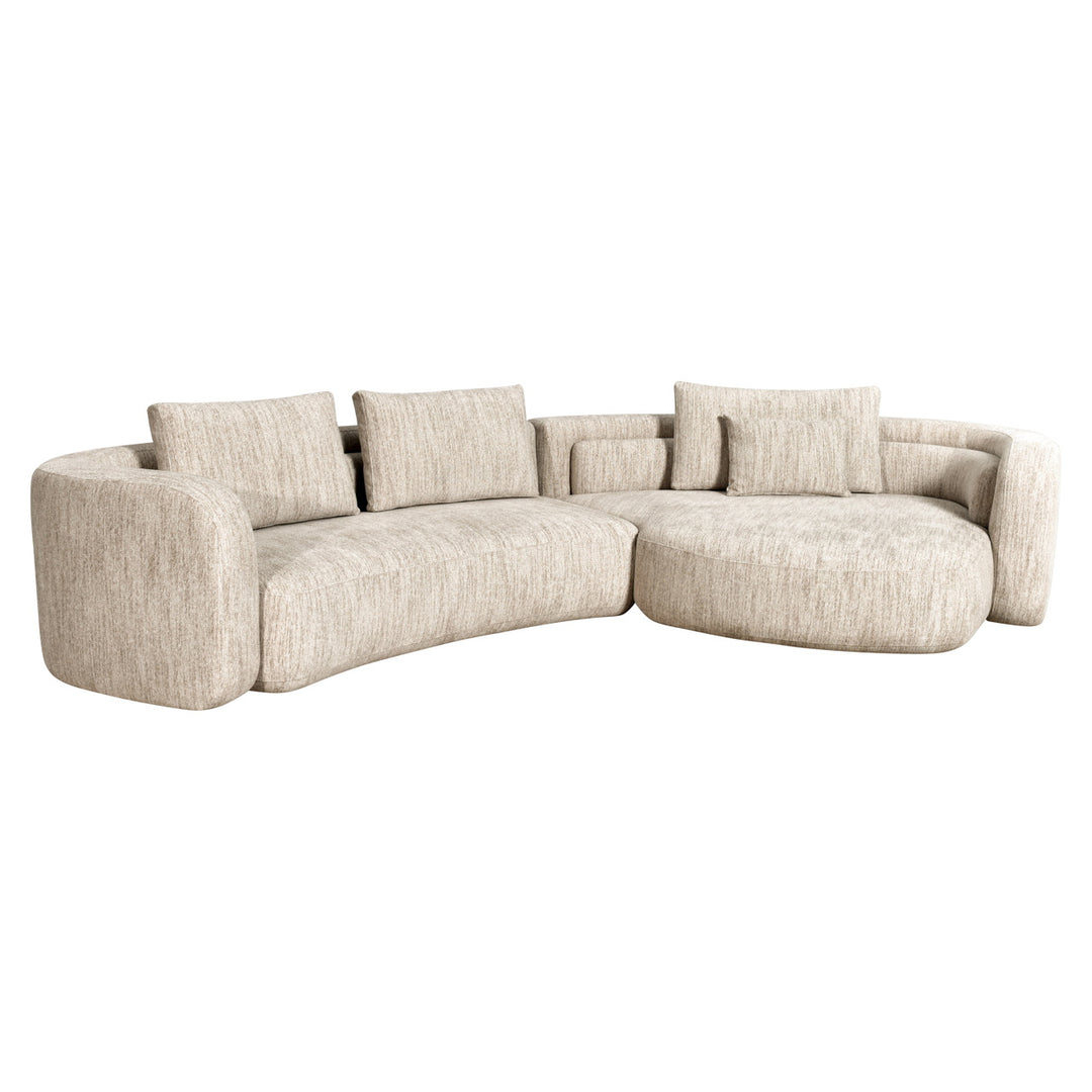 Richmond Loungebank Angusto Naturel Softweave Lounge Rechts