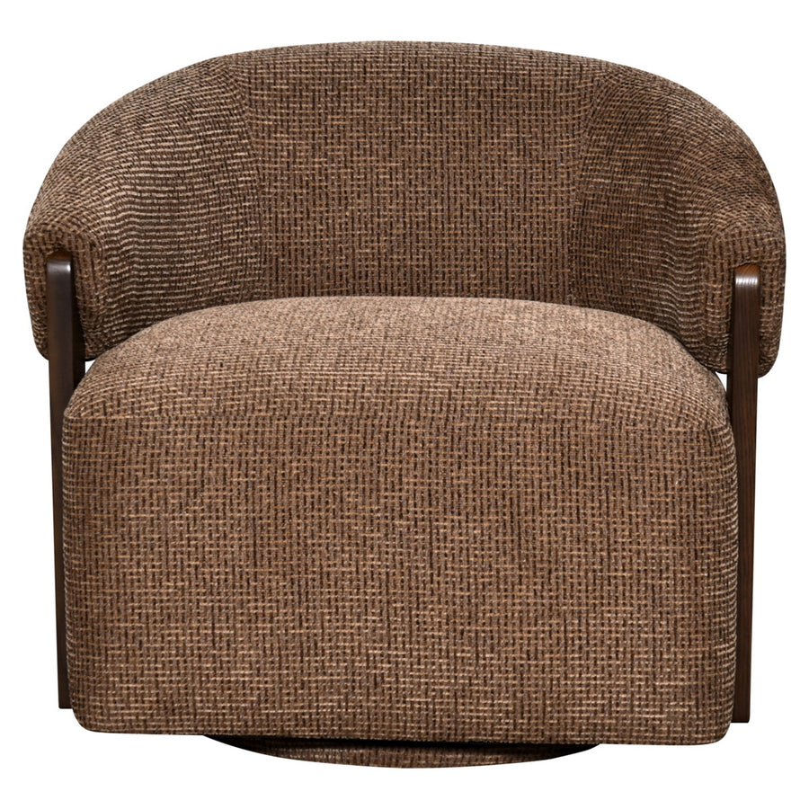 Richmond Loungestoel Marina Bruin Blockweave Draaibaar Brandvertragend - afbeelding 3