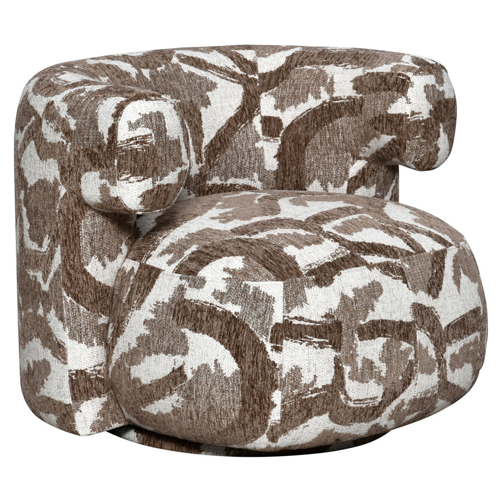 Richmond Loungestoel Talley Bruin Nature Draaibaar - afbeelding 2