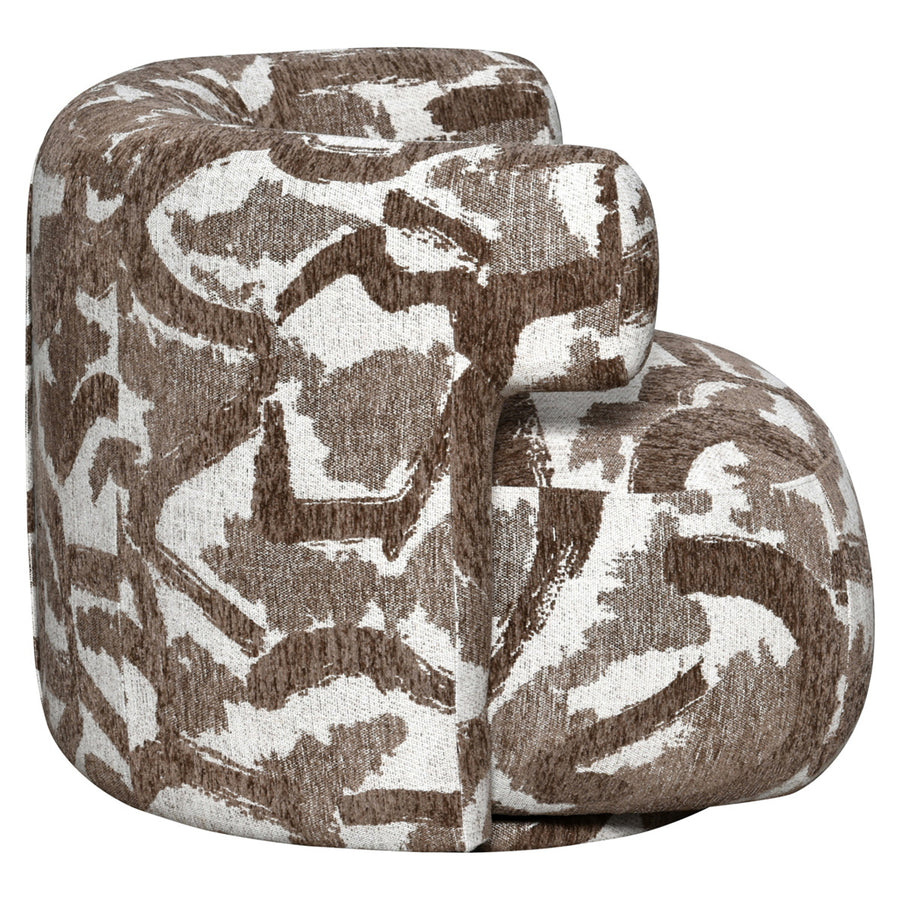 Richmond Loungestoel Talley Bruin Nature Draaibaar - afbeelding 4