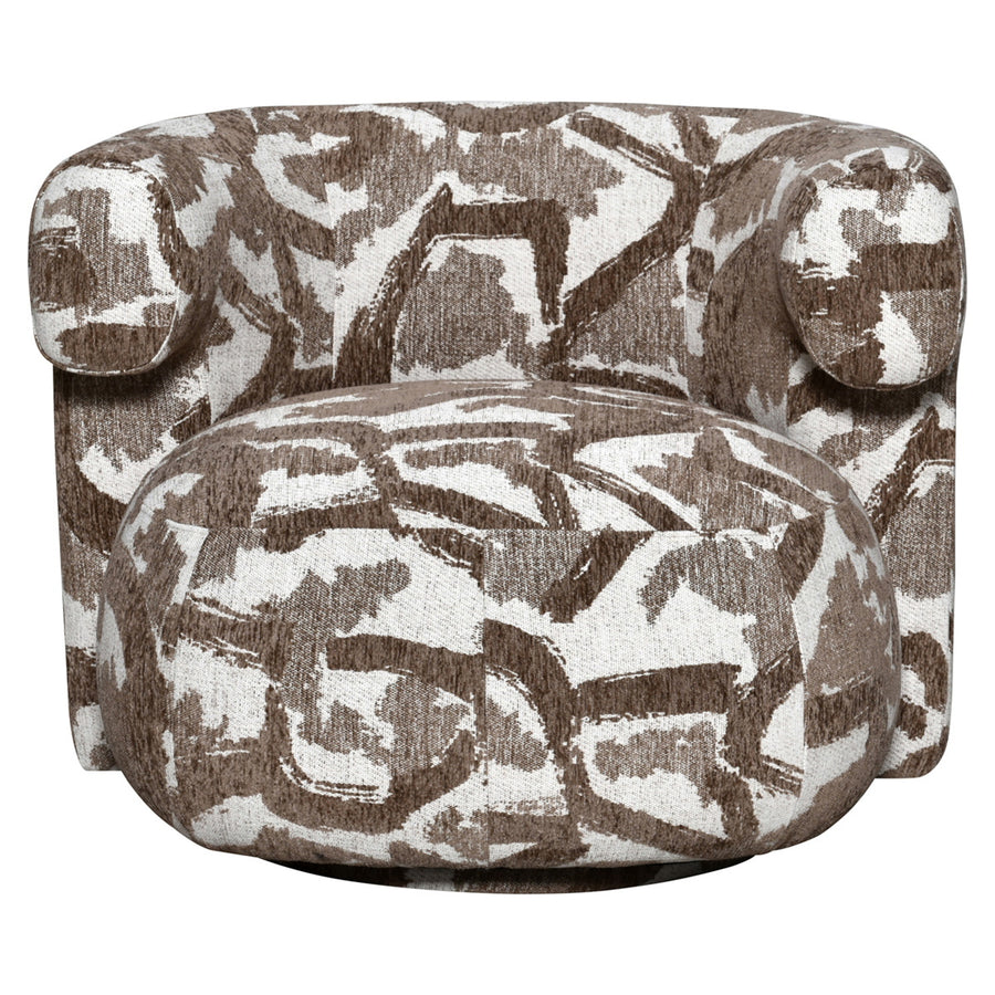 Richmond Loungestoel Talley Bruin Nature Draaibaar - afbeelding 3