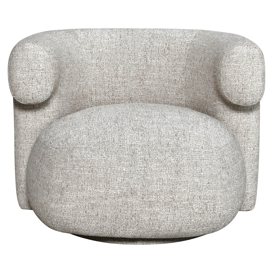 Richmond Loungestoel Talley Crème Tweed Draaibaar - afbeelding 3