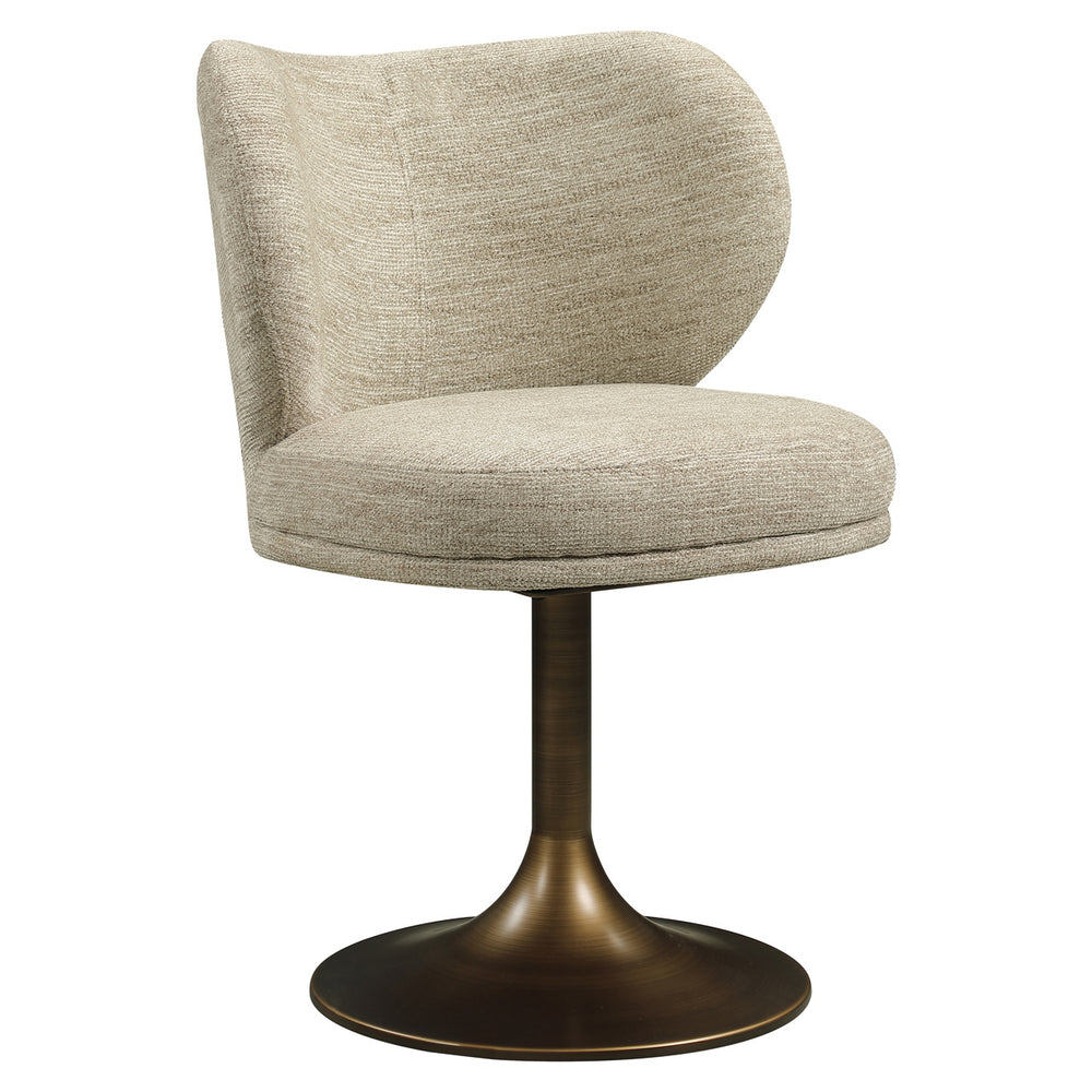 Richmond Eetkamerstoel Amely Naturel Softweave Draaibaar - afbeelding 2