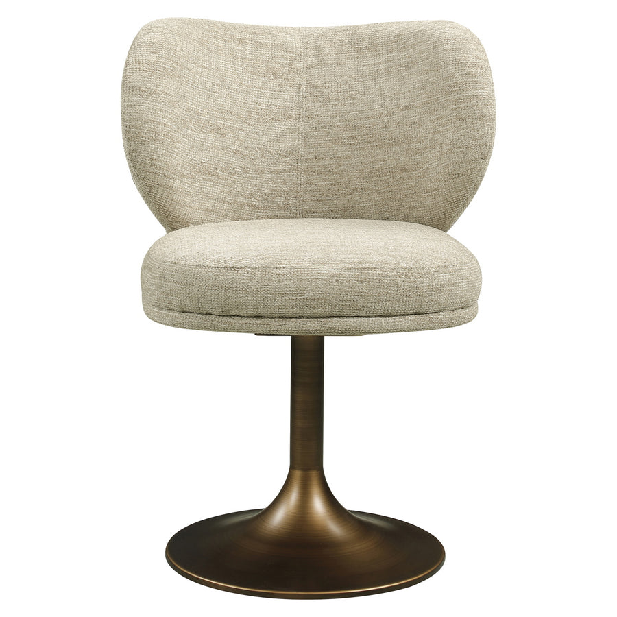 Richmond Eetkamerstoel Amely Naturel Softweave Draaibaar - afbeelding 4