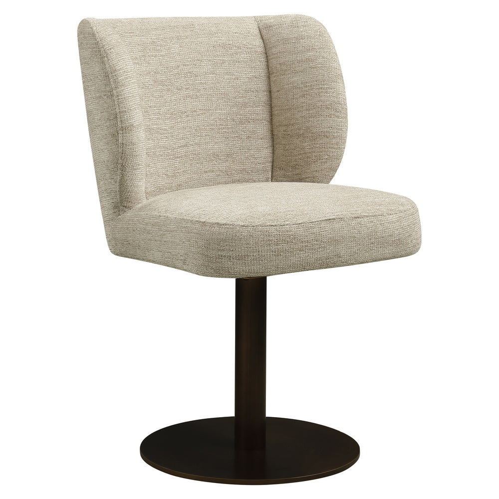 Richmond Eetkamerstoel Fiona Naturel Softweave Draaibaar - afbeelding 2