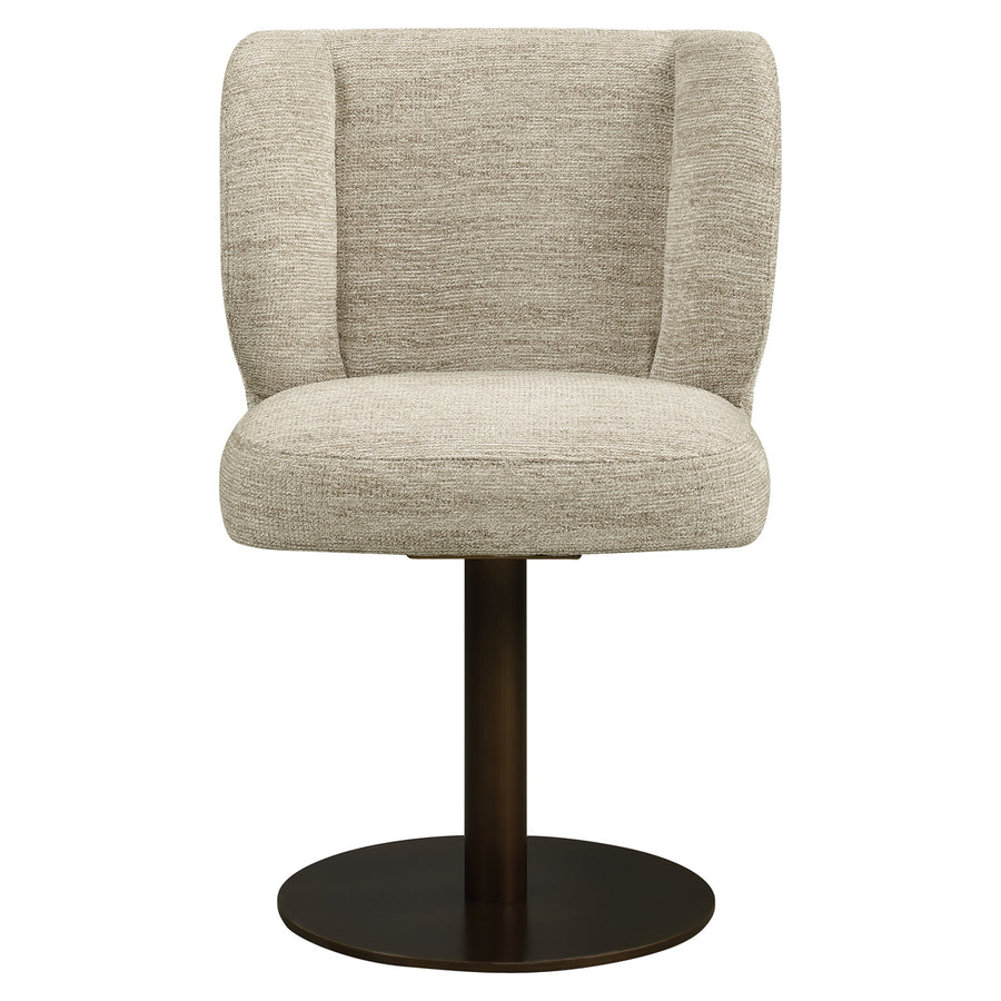 Richmond Eetkamerstoel Fiona Naturel Softweave Draaibaar - afbeelding 3
