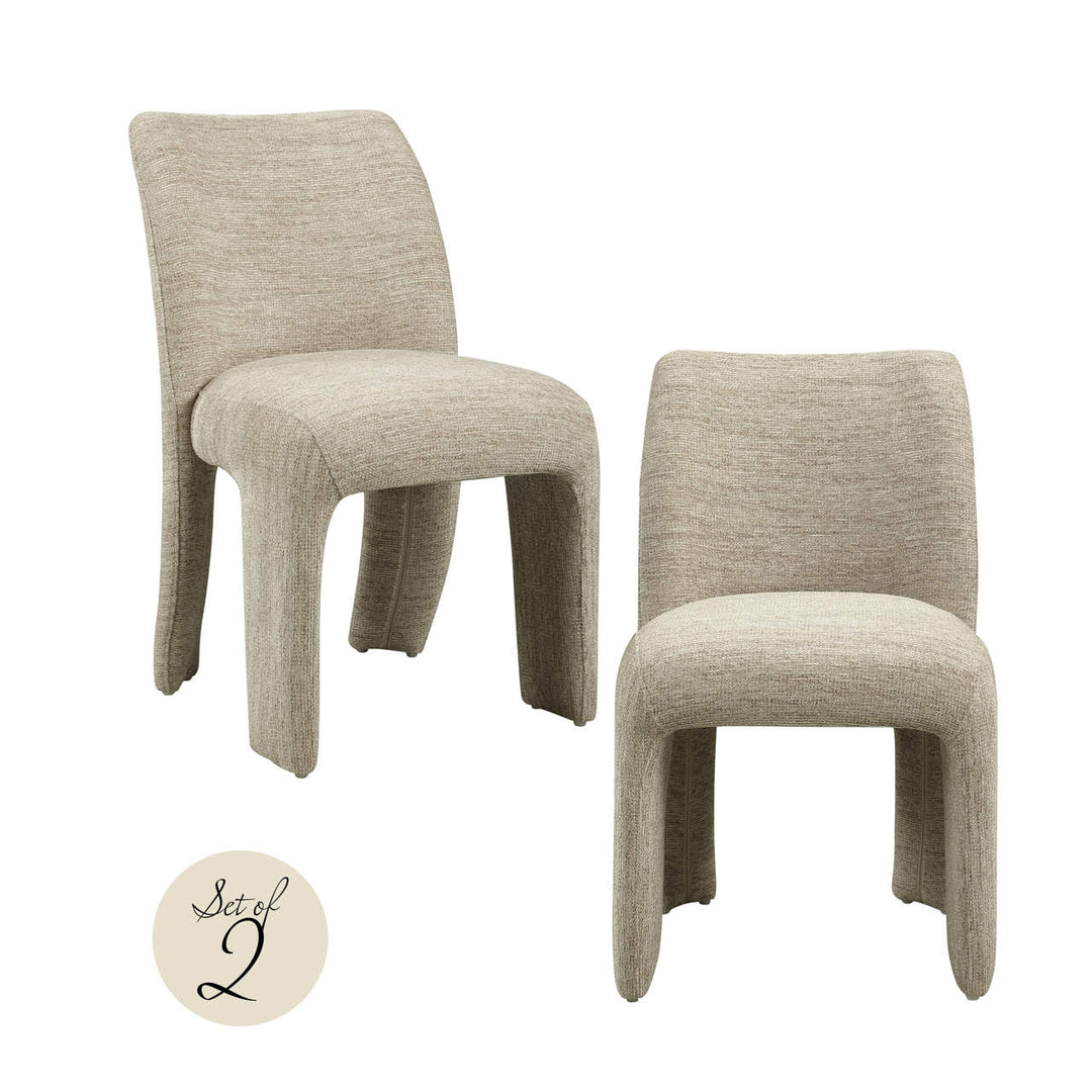 Richmond Eetkamerstoel Maya Naturel Softweave Set van 2