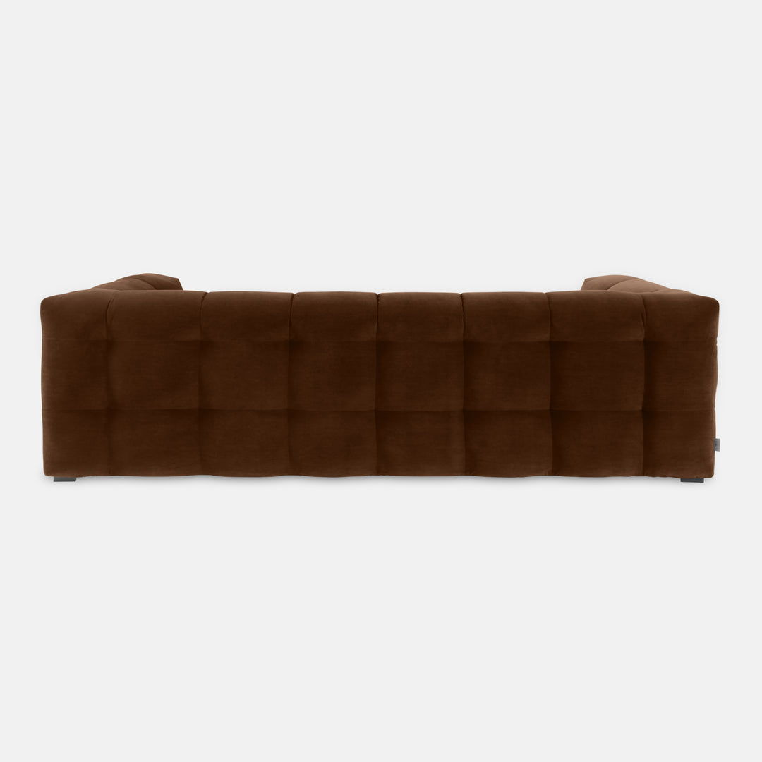 Velvet Bank 3-Zits – Ronde Luxe Designbank | Royal Wood