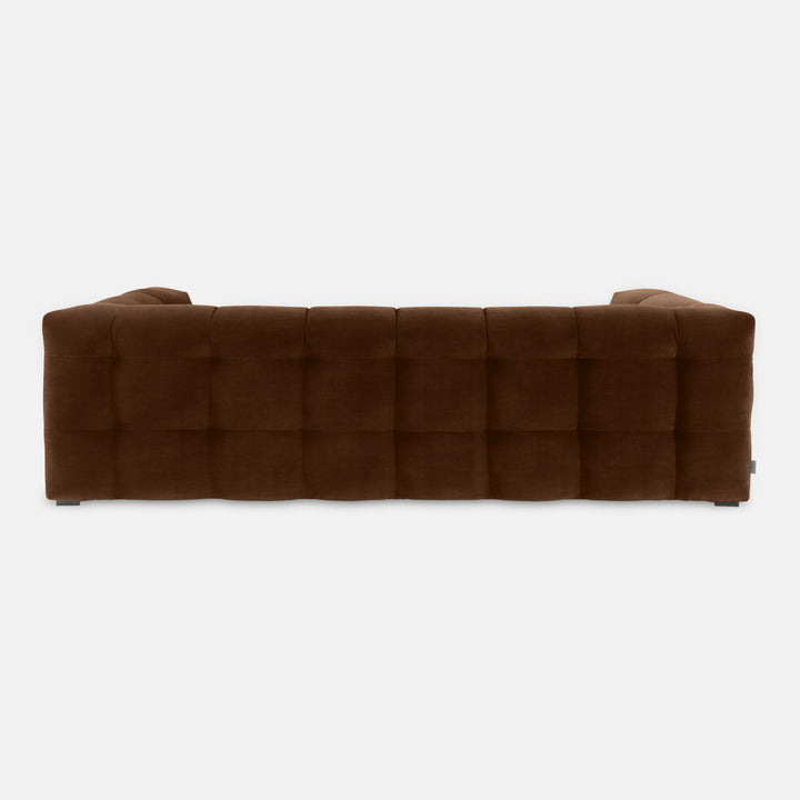 Velvet Bank 3-Zits – Ronde Luxe Designbank | Royal Wood