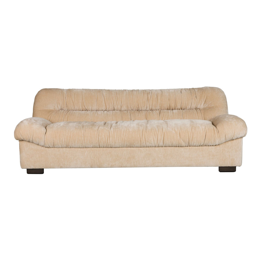 Dutchbone Douglas 3-zitsbank velours beige