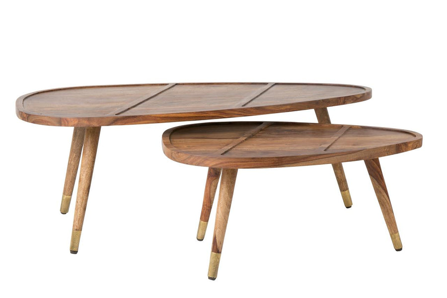 Salontafel Sheesham Set van 2 – Dutchbone Sham