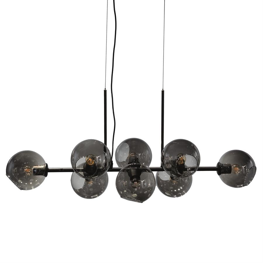 Hanglamp Saylor | Zwart Glas
