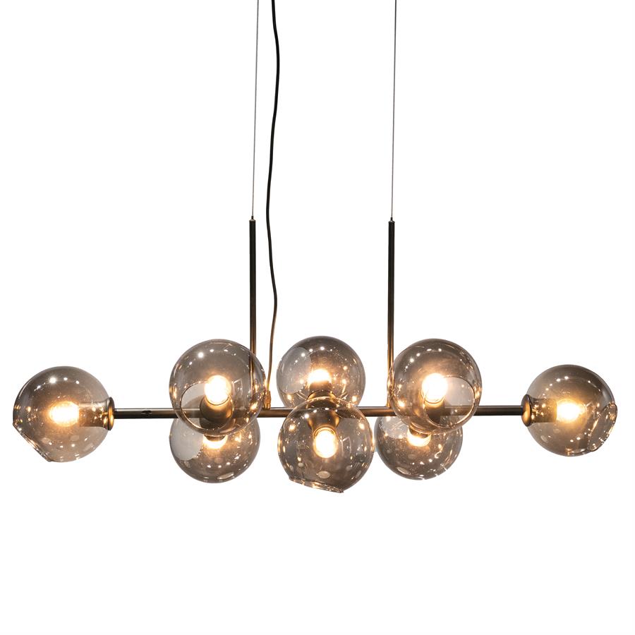 Hanglamp Saylor | Zwart Glas